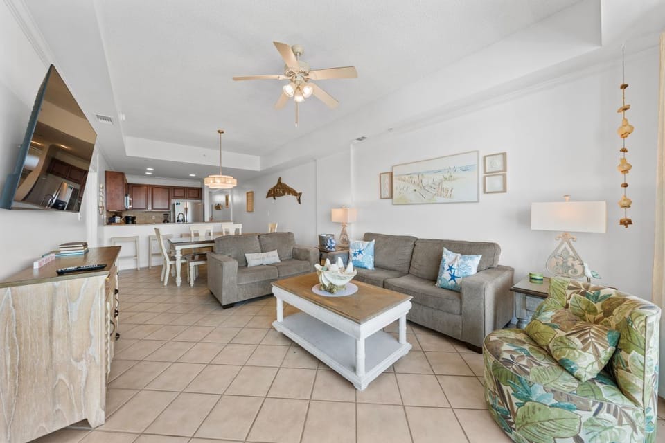 Wharf 821 Living Room with Queen Sleeper