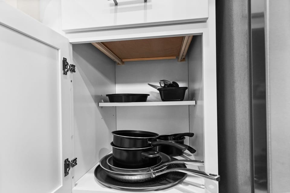 Pots & pans.