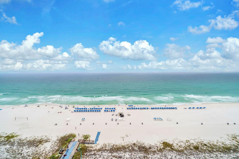 Stunning views from the balcony at The Summit 1506