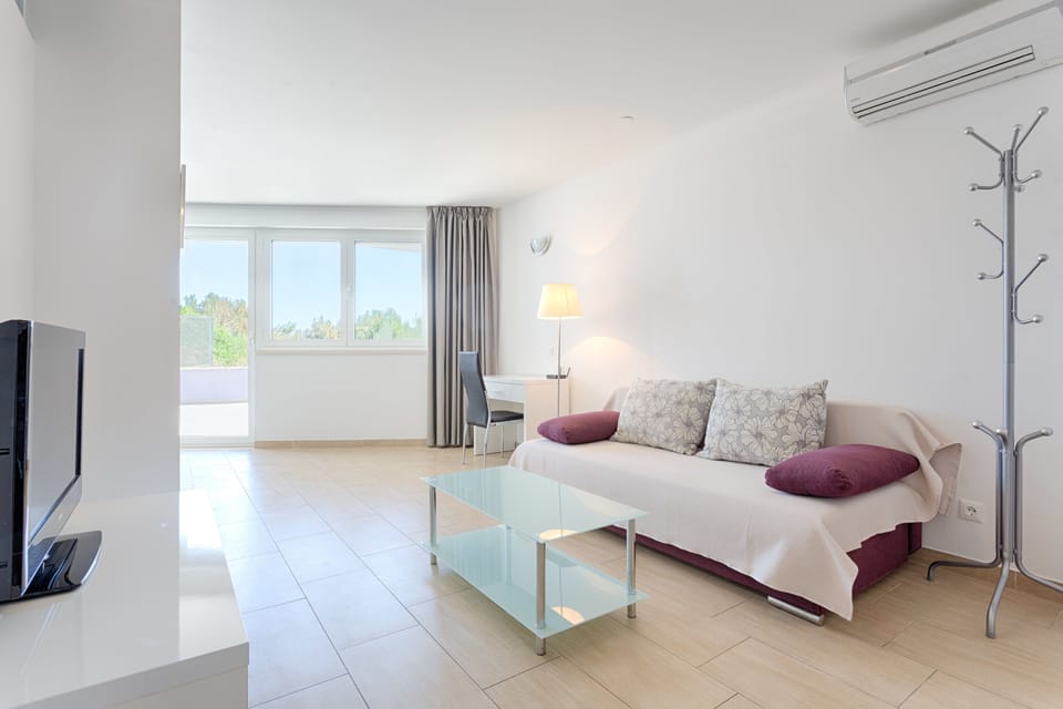 Apartment, Terrace (Studio) | Living area | LCD TV