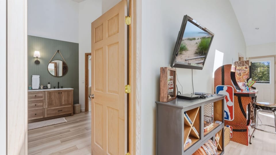 It’s the perfect space to unwind, challenge friends and family, and create lasting memories together after a day exploring Door County.