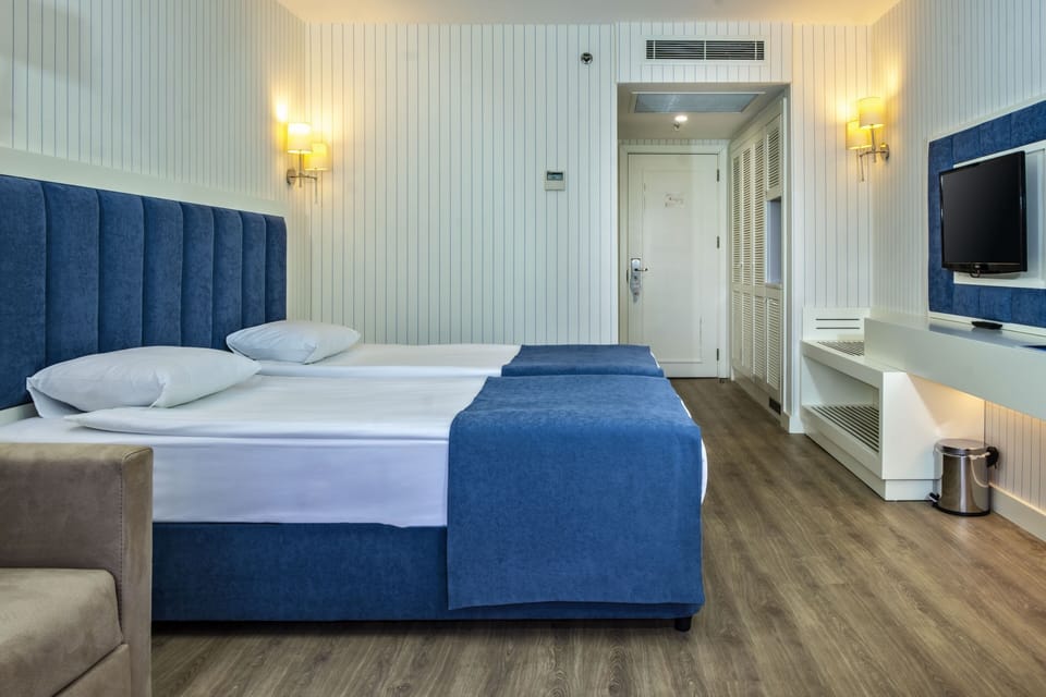 Select Comfort beds, free minibar items, in-room safe