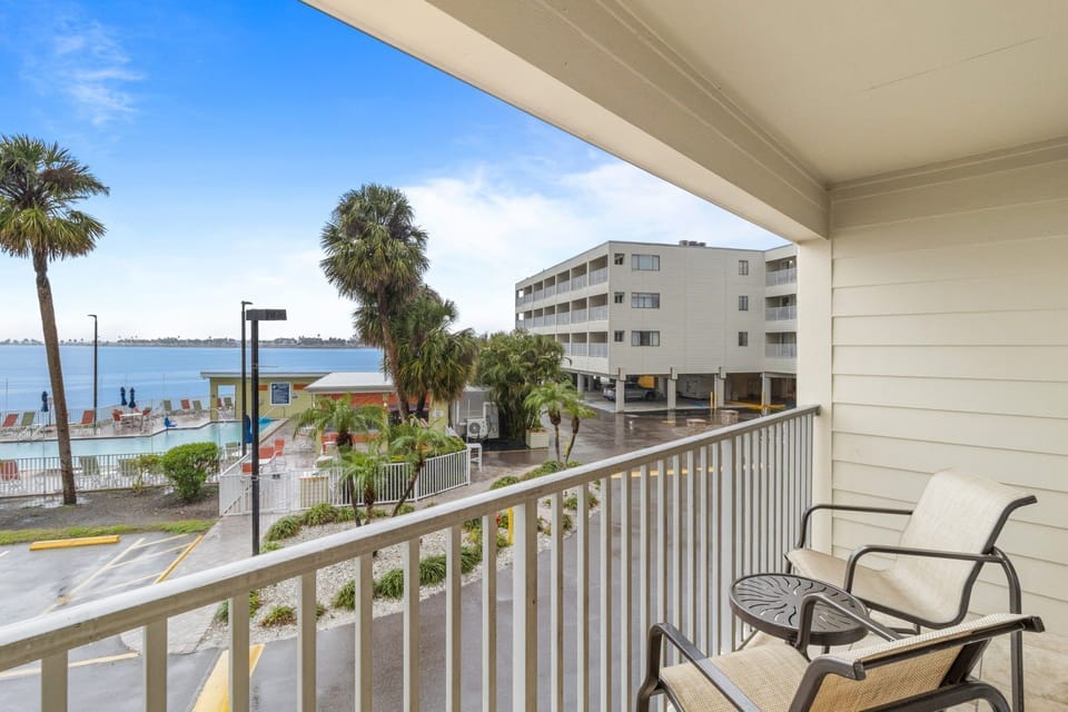 Step out onto your private balcony and enjoy the tranquil views of Tampa Bay.