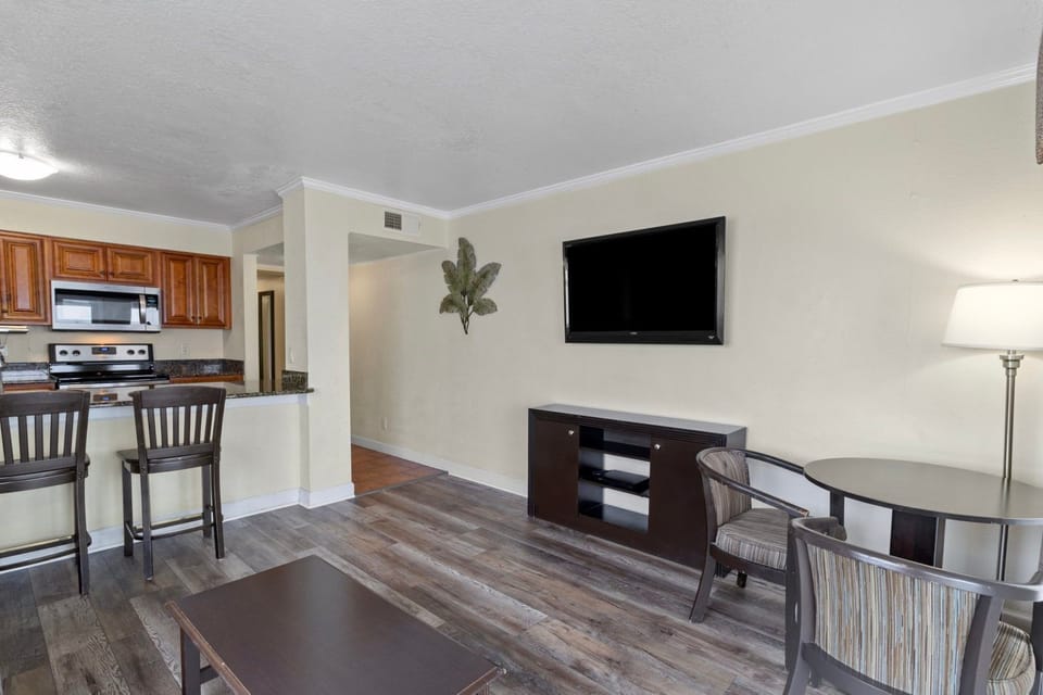 The open-concept space invites you to relax, with modern appliances and thoughtful decor throughout.