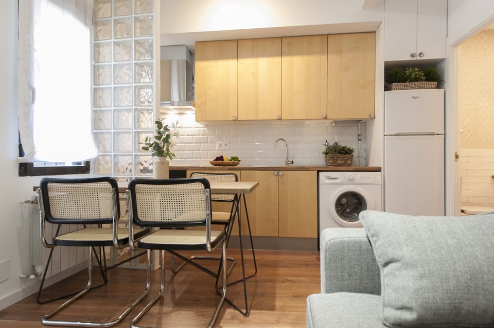 Deluxe Apartment | Private kitchen | Cleaning supplies