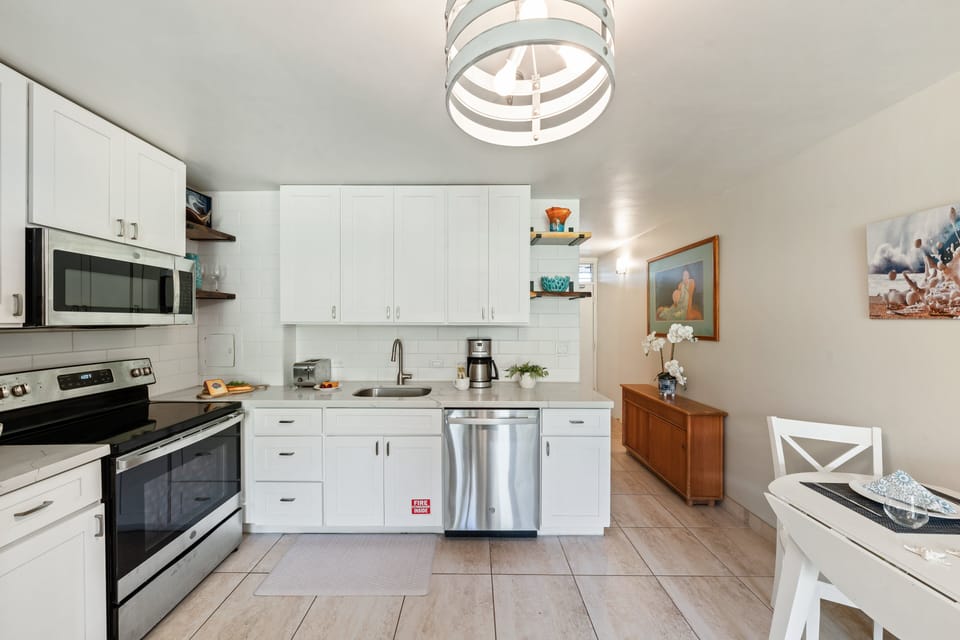 Cook with ease in this modern kitchen featuring updated appliances and smart layout.