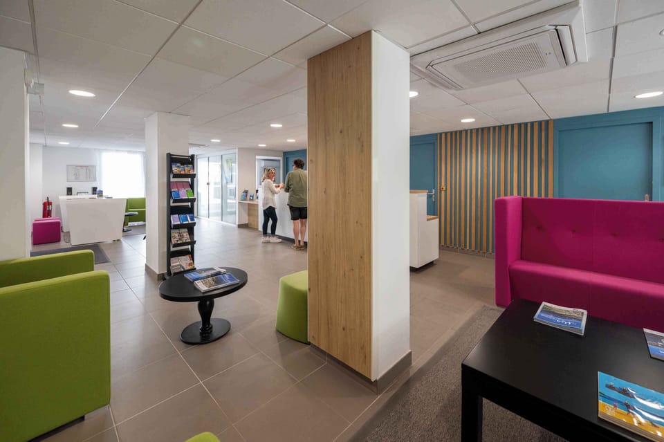 The welcoming reception area, on hand to make your stay as smooth as possible from check-in to check-out.