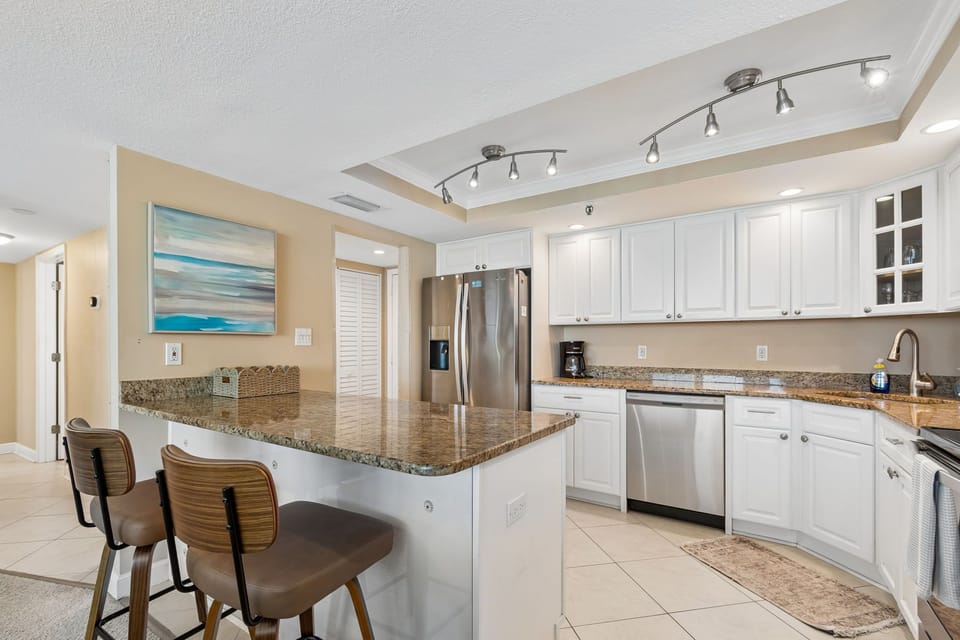 Kitchen with Bar Seating 