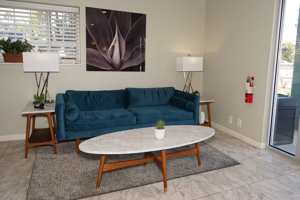 Lobby sitting area
