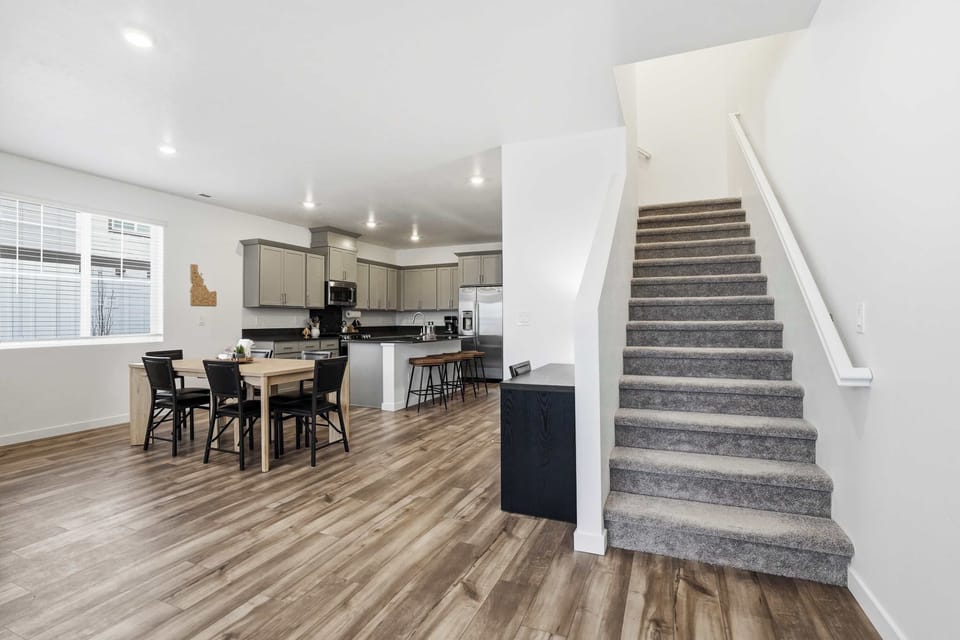 Open Main Floor Layout & Stairs
