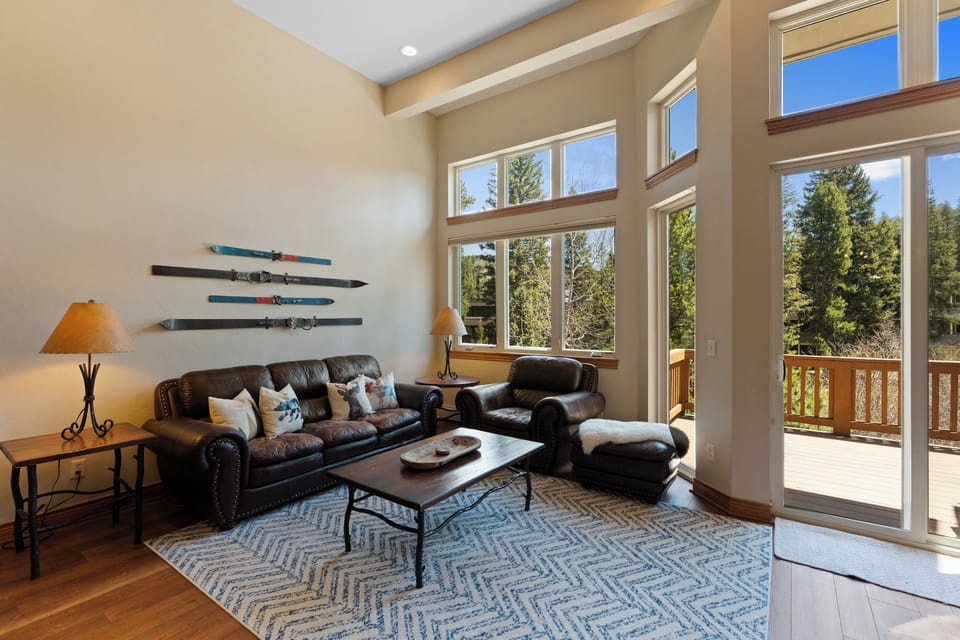 Living Room Area with Deck Access