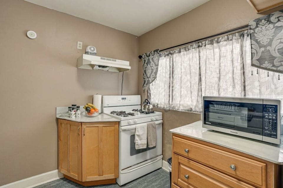 Kitchenette | Compact Appliances | Wood Cabinetry