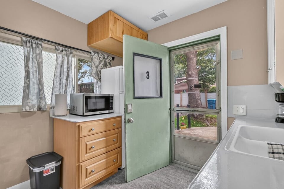 Kitchen | Microwave | Backyard Access