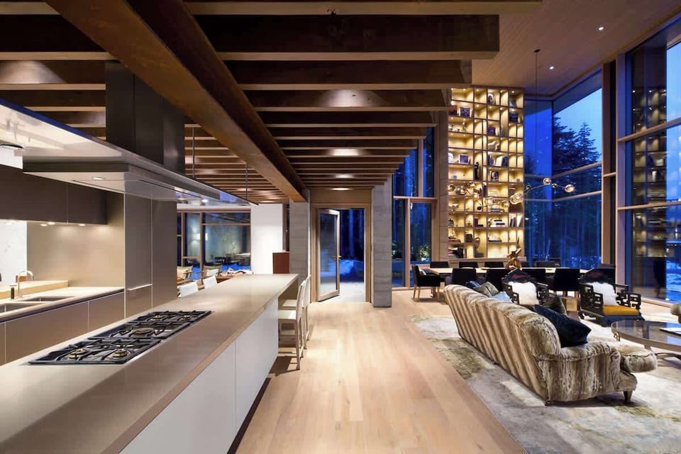 Main kitchen, and dining area
