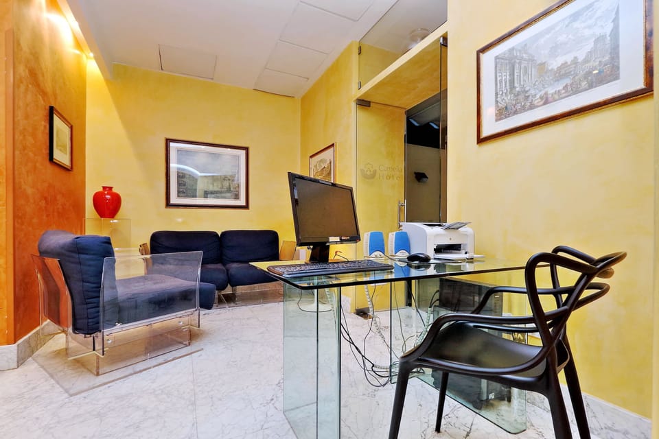 Lobby sitting area