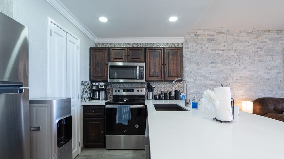 The kitchen.