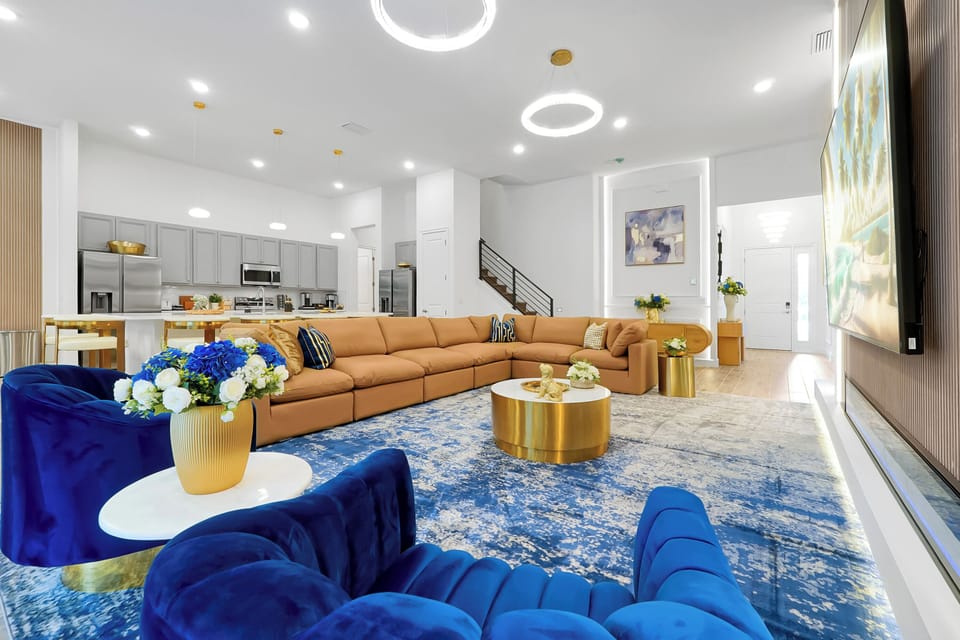 Massive open-concept living space perfect for gathering