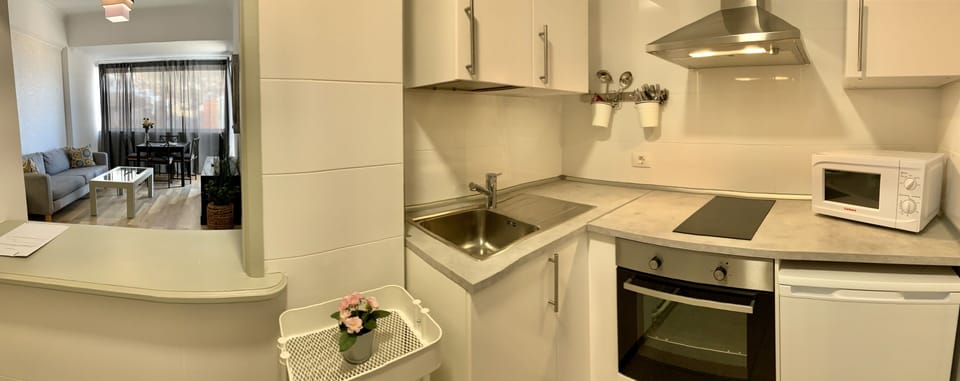 Superior Apartment, 2 Bedrooms | Private kitchen | Fridge, microwave, stovetop, coffee/tea maker