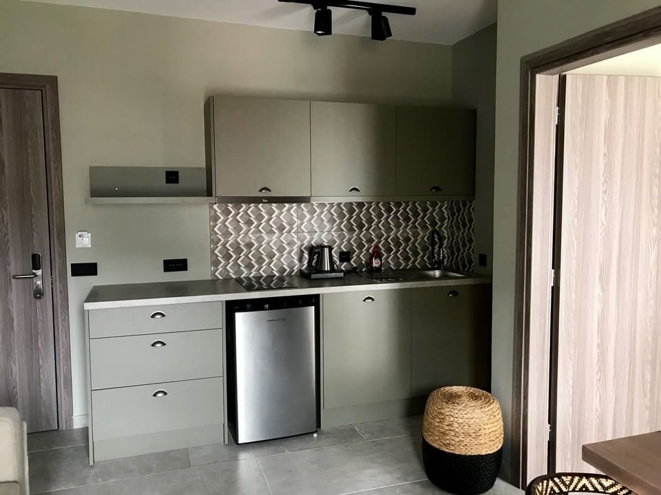 Deluxe Apartment, 1 Bedroom, Sea View | In-room dining