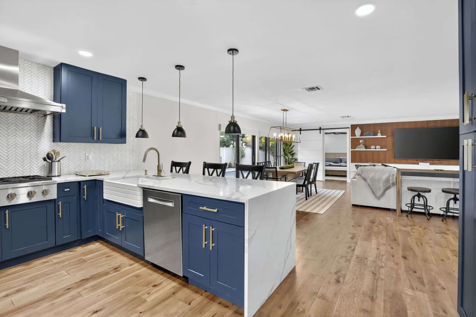 A kitchen designed for easy living and unforgettable stays