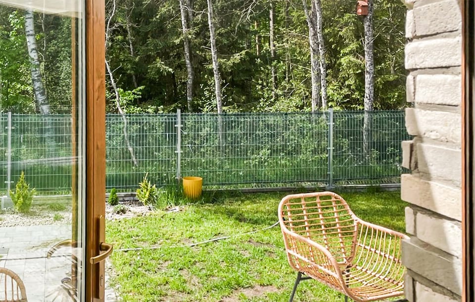 outside