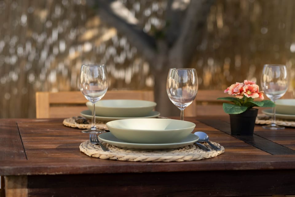 Dining outside