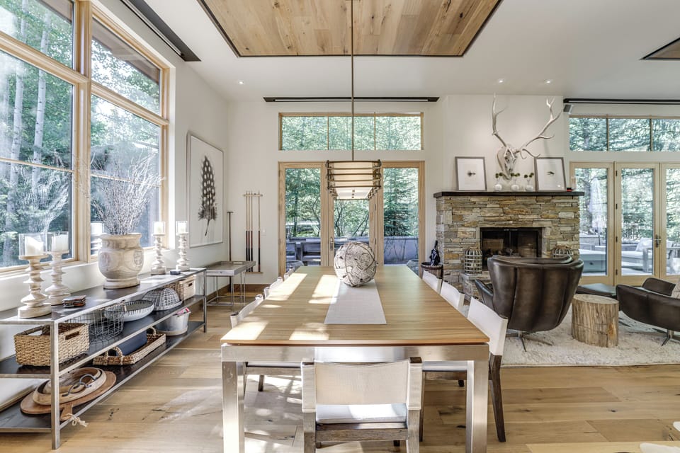 Dining Space | Convertible Pool Table | 1st Floor
