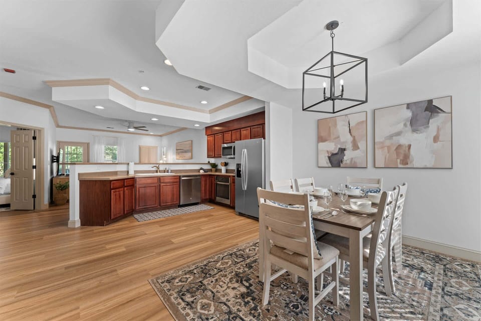 Make mealtime memories together at the dining table, seating 6​