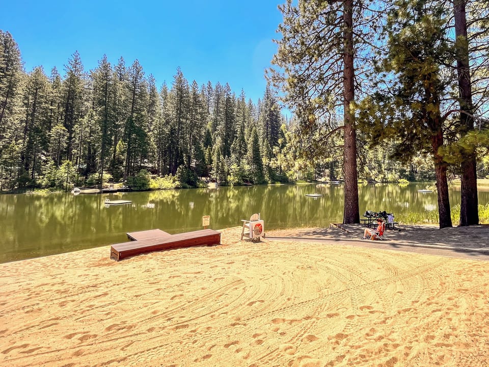 Beach at Fly In Lake