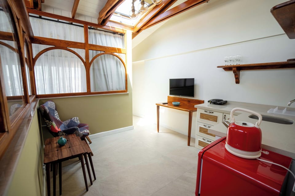 Family Suite, Balcony, Sea View | Private kitchen | Mini-fridge
