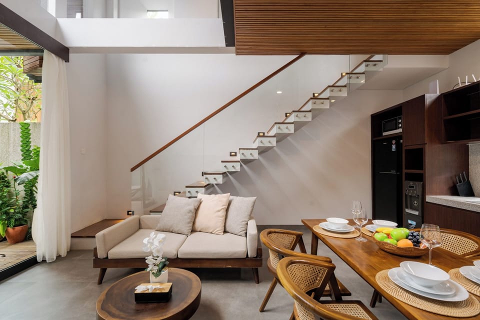 Villa, 2 Bedrooms, Private Pool, Pool View | Living room | 65-inch Smart TV with cable channels, Netflix, streaming services
