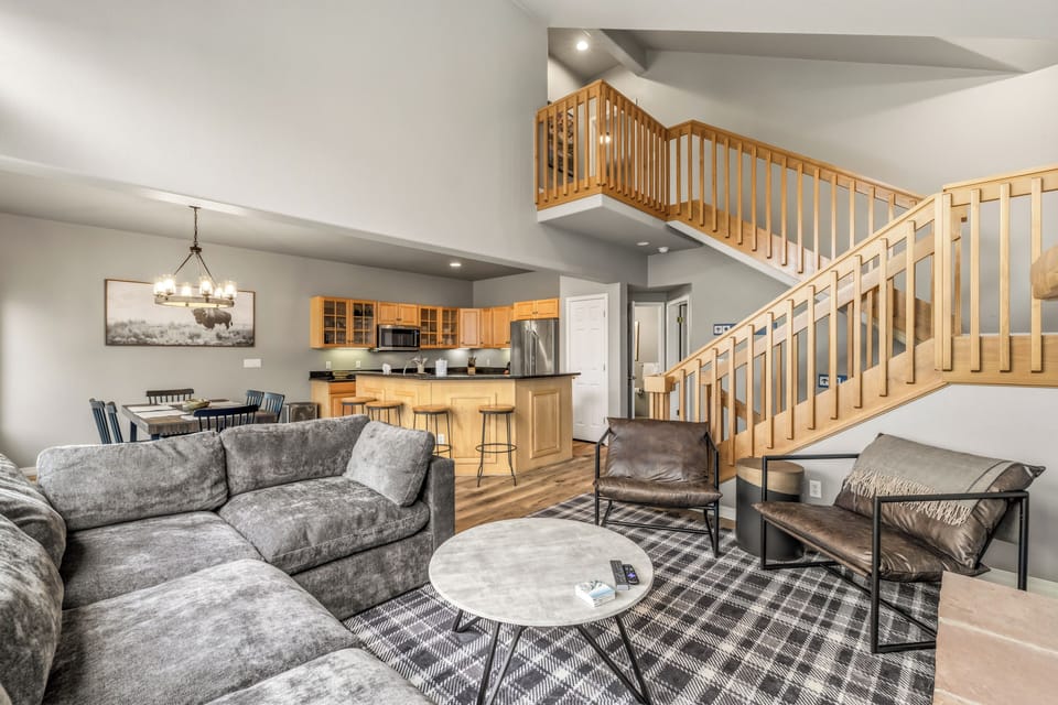 Open-concept living area