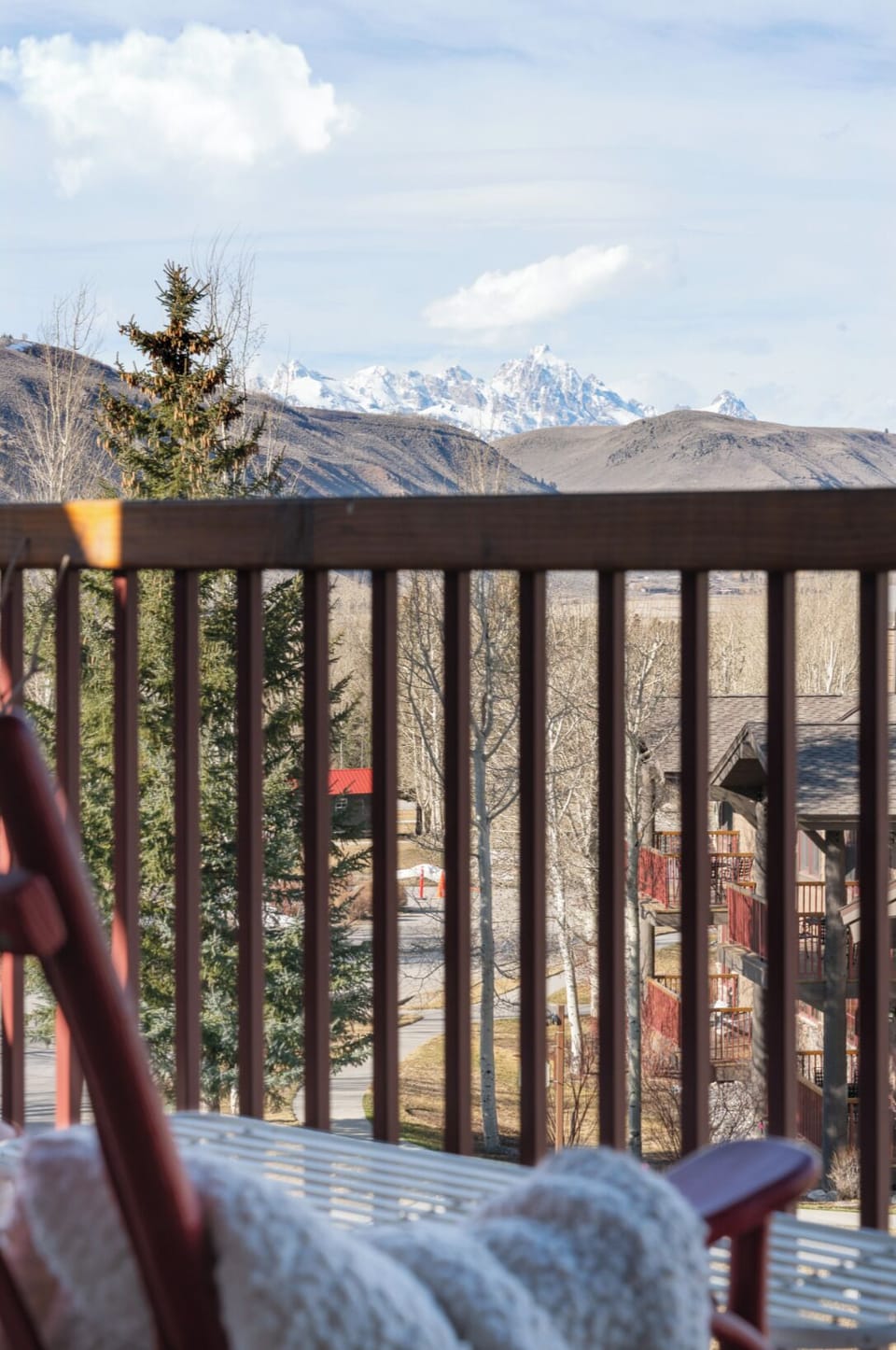 Teton views from the front deck