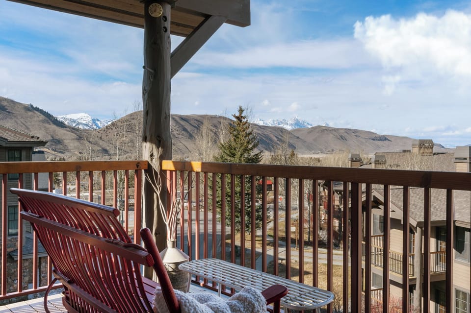 Teton views from the front deck