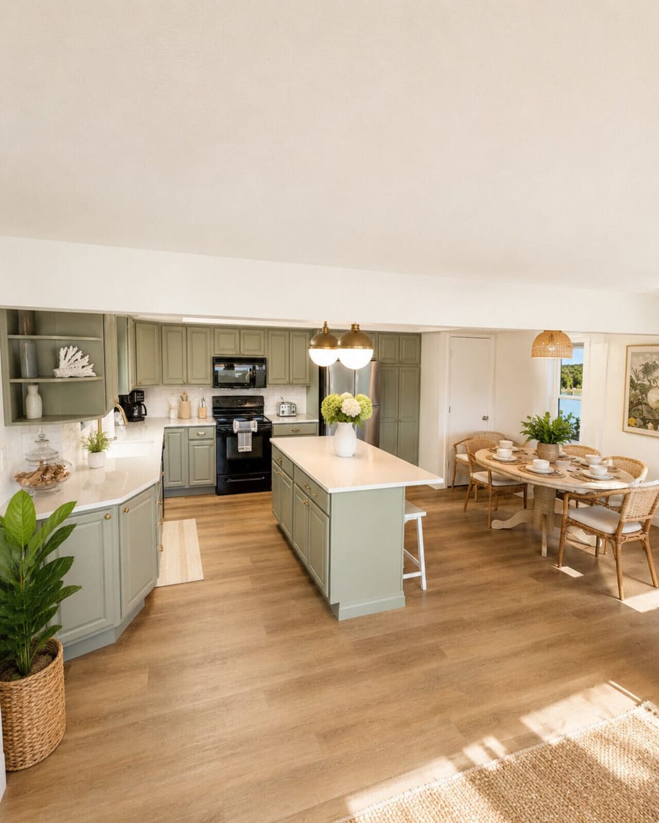 Enjoy home-cooked meals in our fully equipped kitchen and spacious dining area, designed for comfort and convenience during your stay.