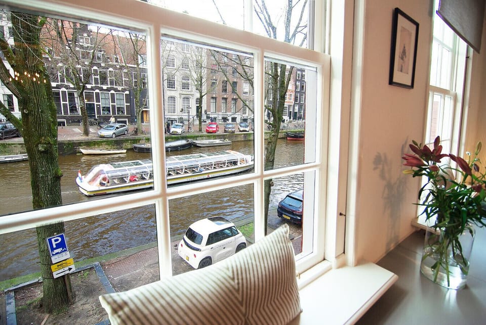 View of canals from Living room