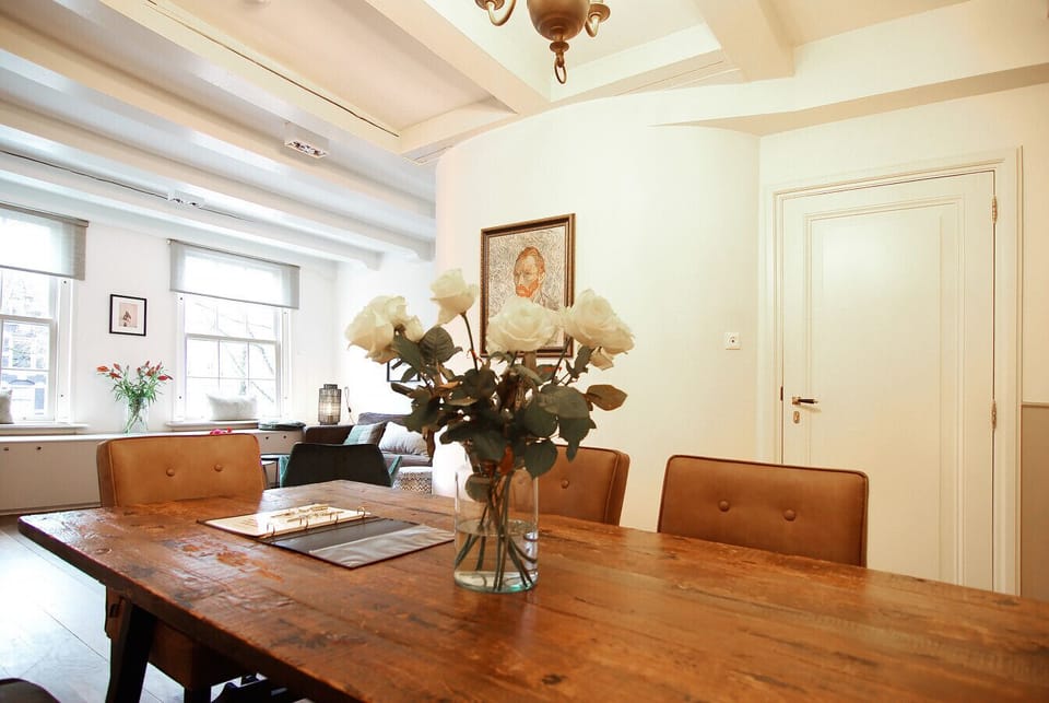 Dining table with ample seating
