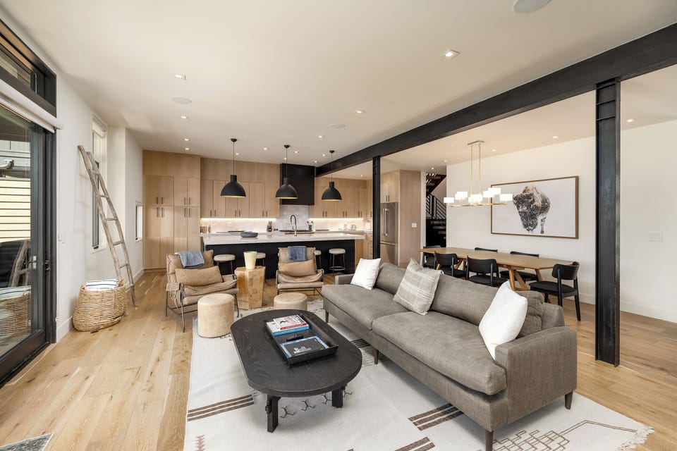 Modern mountain retreat with open concept design | Main Level