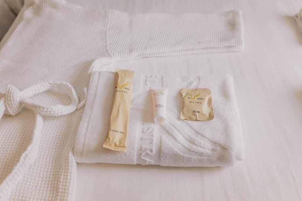 Free toiletries, hair dryer, slippers, bidet