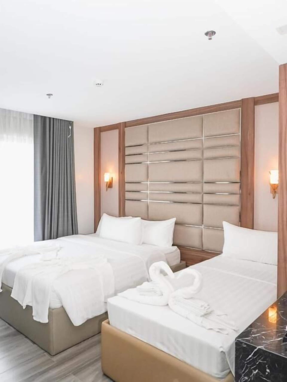 Superior Triple Room, City View | In-room safe, desk, laptop workspace, soundproofing