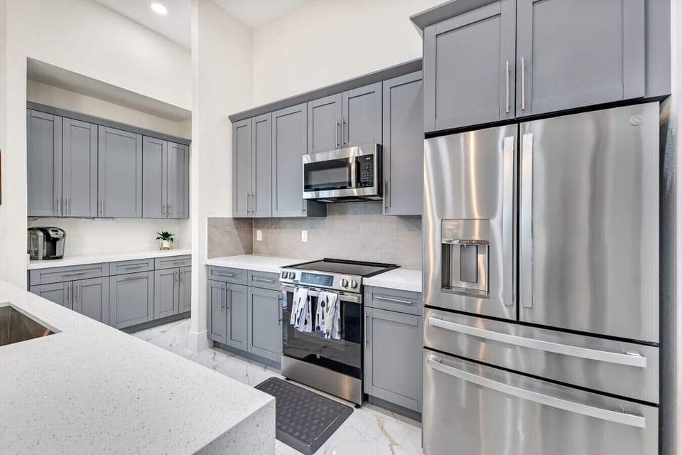 Kitchen | Stainless Steel Appliances | Coffee Station