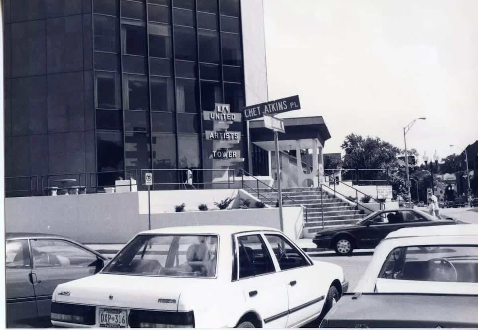 The former United Artists Tower served as the Jordanaires office and recording studio for decades.