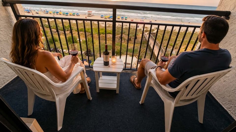 Enjoy a beautiful view while sipping a glass of wine or a cup of coffee. The sunrise is simply breathtaking!