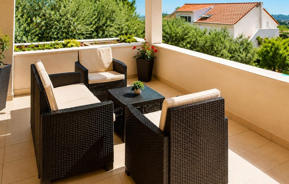 outside