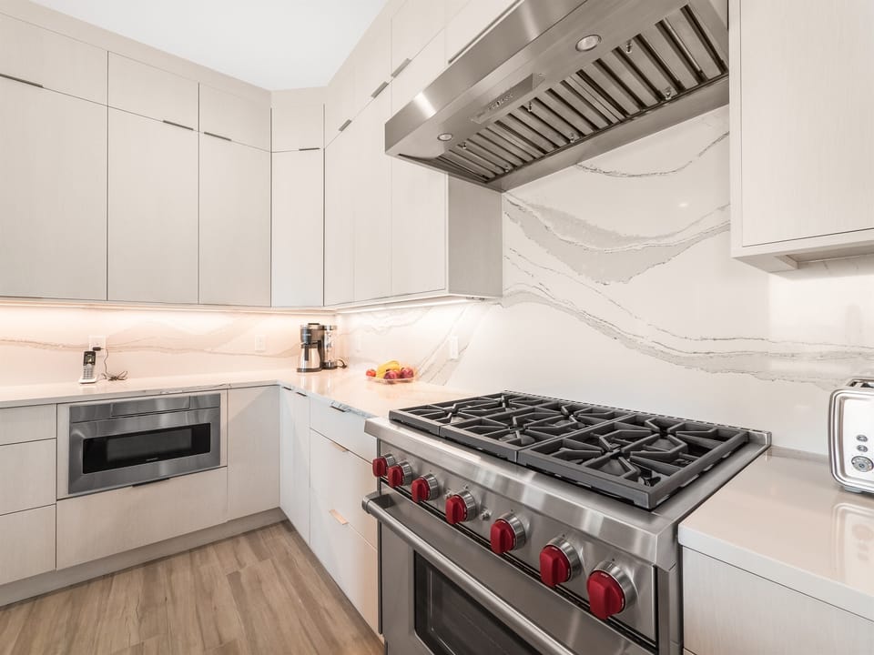 Plenty of space for preparing meals