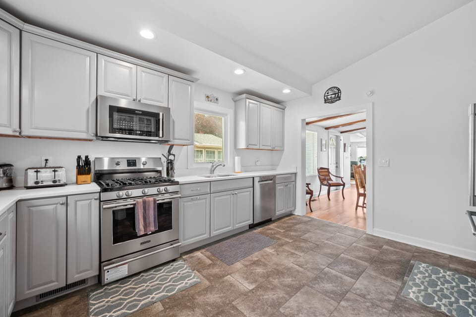 Open kitchen layout with natural light and easy access to the main living areas.