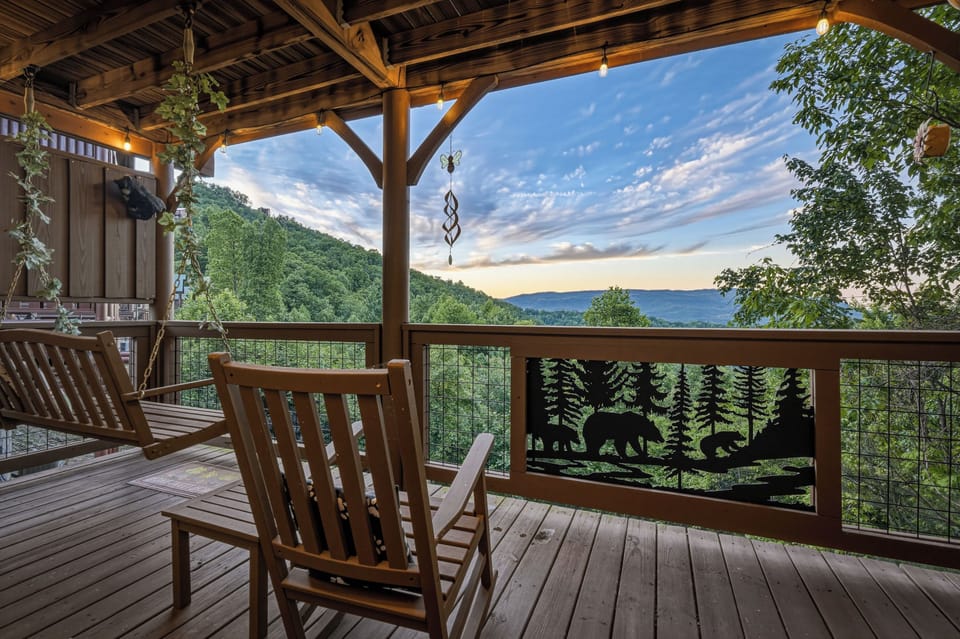 Peaceful mountain mornings at BearSlide Lodge