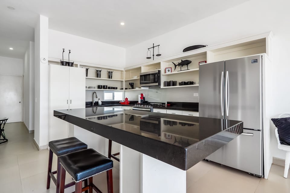 Villa, Multiple Beds, Ocean View (Villa Ambar 55 - Playa Arcangel) | Private kitchen