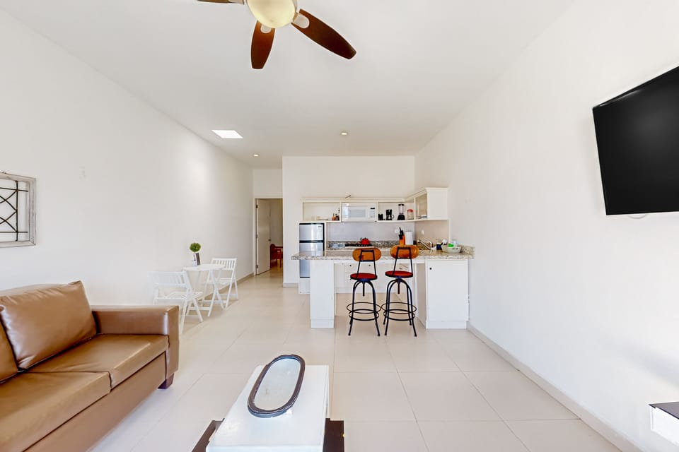 Apartment, 1 Queen Bed with Sofa bed, Ocean View (Jr Suite 2 - Playa Arcangel) | Living area