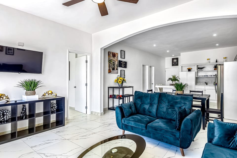 Villa, Multiple Beds, Kitchen (Casa 14 - Playa Arcangel) | Living area